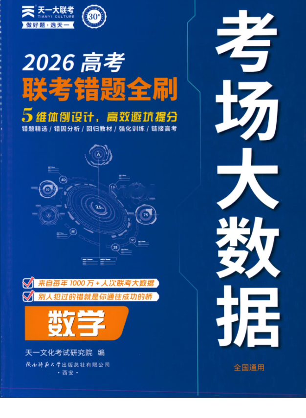 2026高考联考错题全刷数学目录一