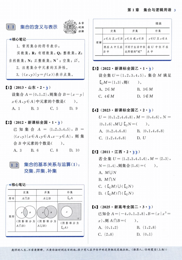 2026新高考数学真题全刷内容