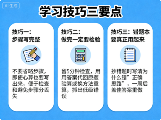 减少计算错误的3个小技巧