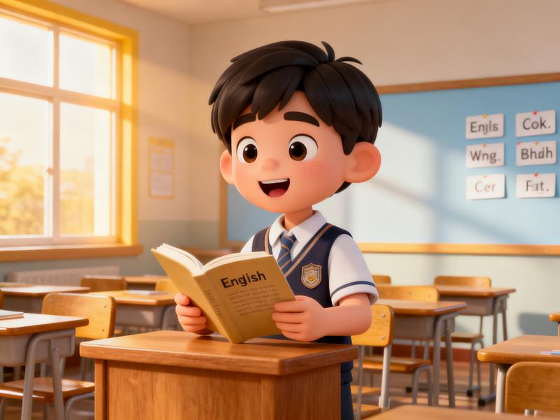 初中生练习英语口语