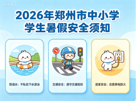暑假安全须知
