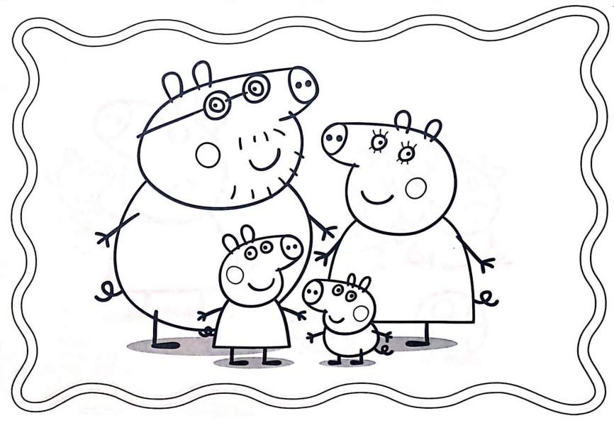 小猪佩奇简笔画二