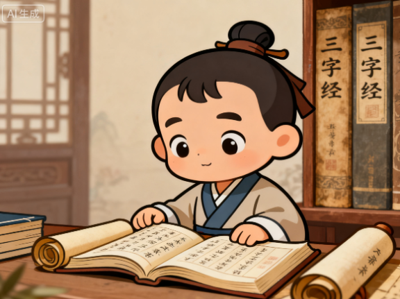 凯叔三字经朗读及三字经故事封面