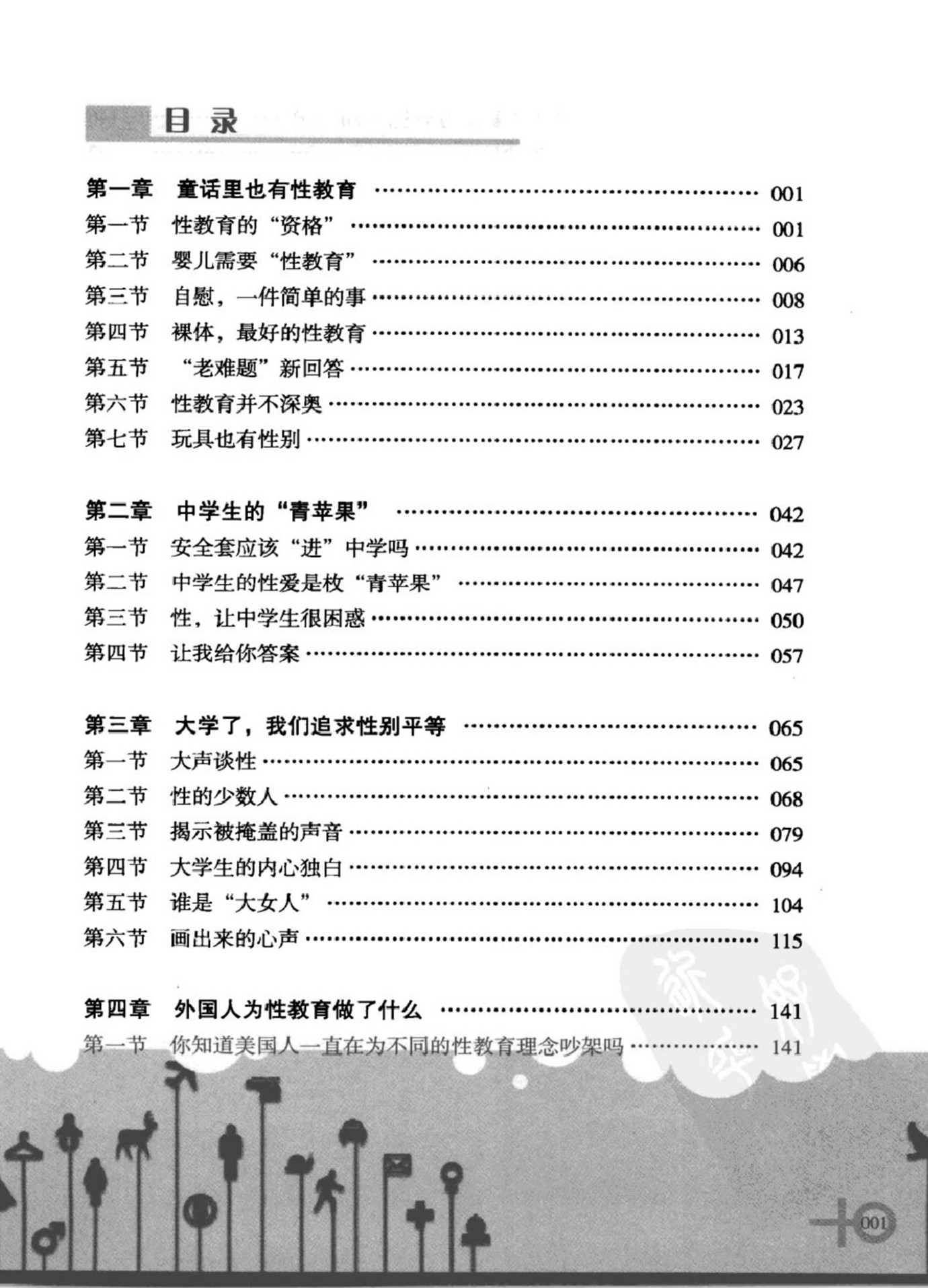 开发的性教育目录