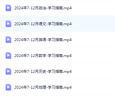 2025高考学习指南网盘分享