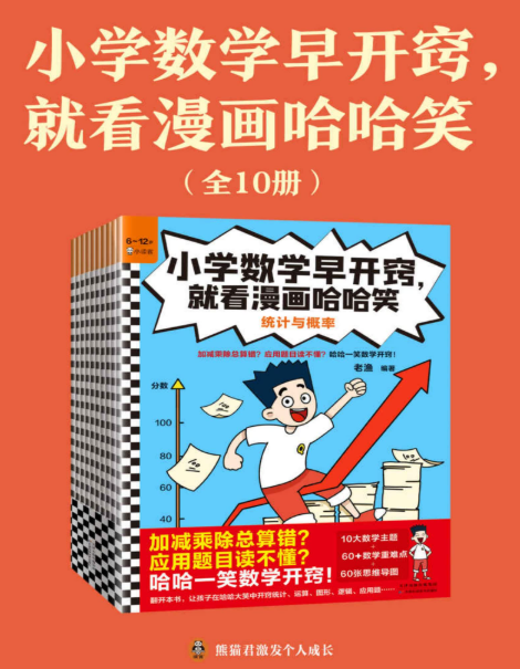 小学数学早开窍就看漫画哈哈笑封面