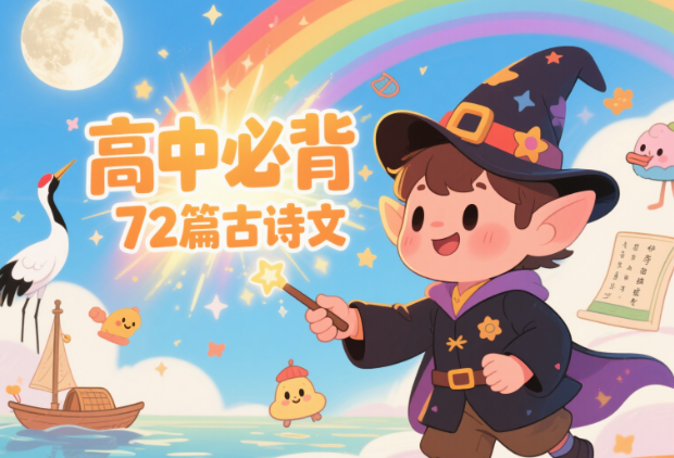 高中语文必背古诗词和文言文电子版音频网盘分享