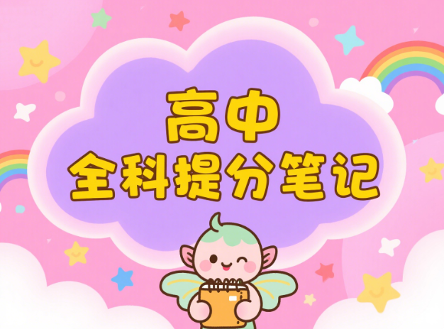 张雪峰高中提分笔记电子版2025网盘分享