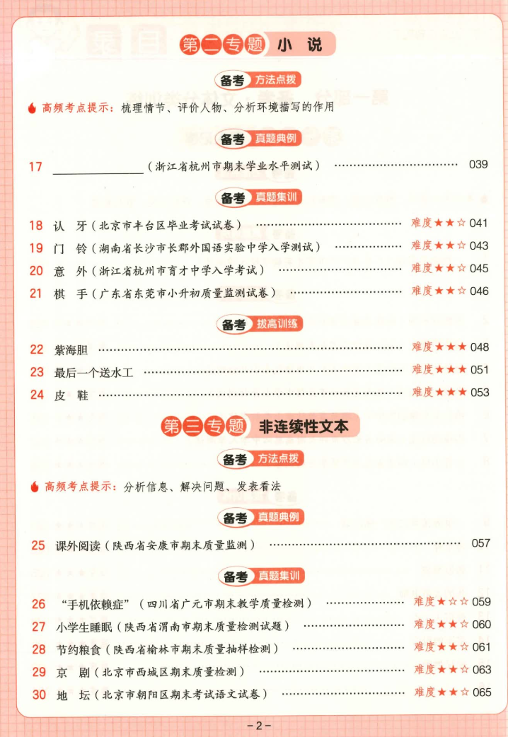 2025一本第二专题小说目录
